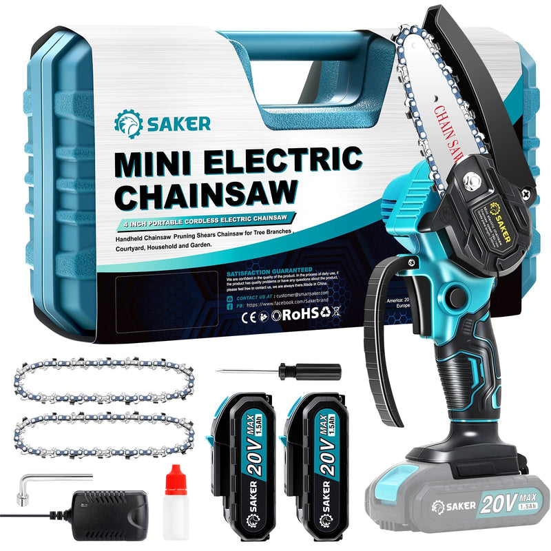 Saker Mini Chainsaw 4 Inch