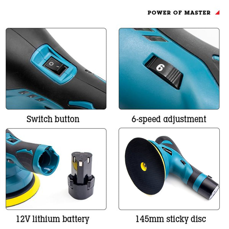 Saker Cordless Car Buffer Polisher