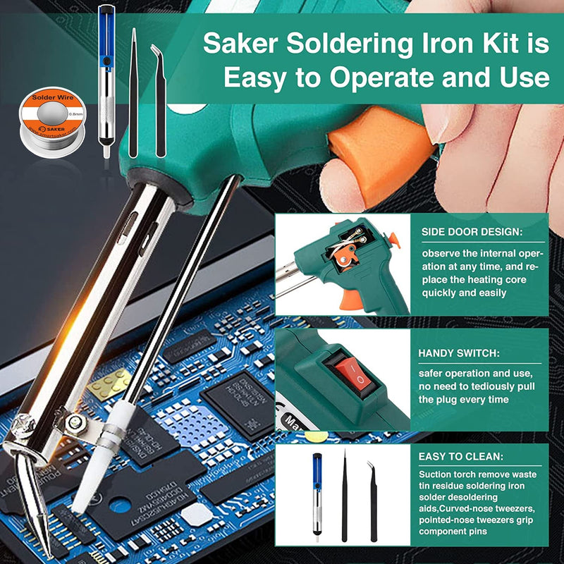 Saker Soldering Iron Kit